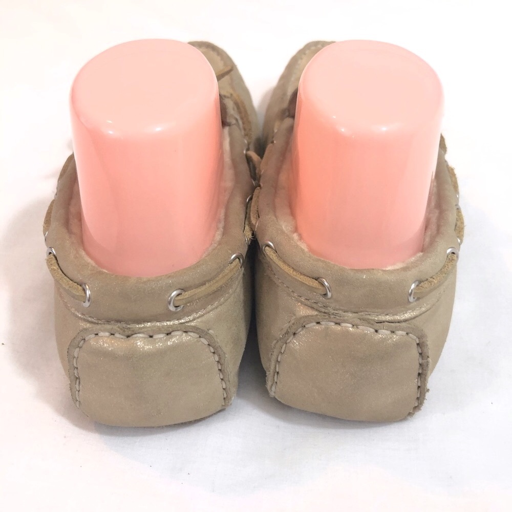 Cole Hann Gold Moccasin slippers shoes - Picture 6 of 10